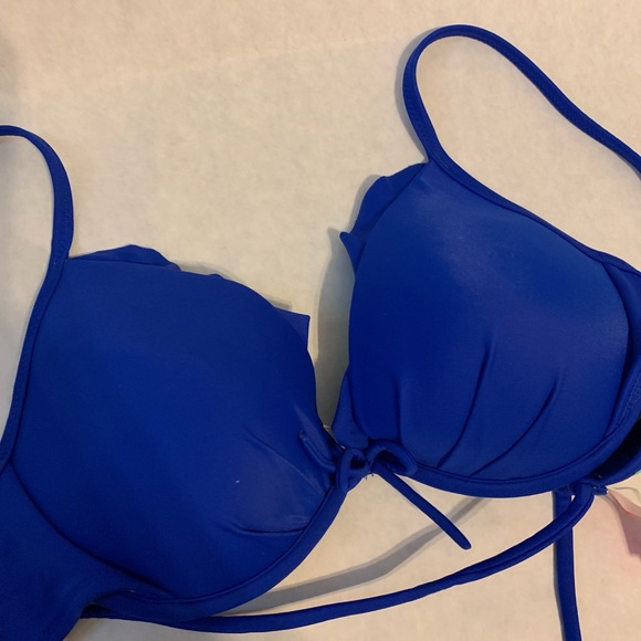 Victoria’s Secret Fabulous Swimsuit Blue 34B M - Picture 3 of 4